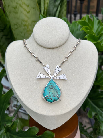 Turquoise Horizon Reversible Necklace